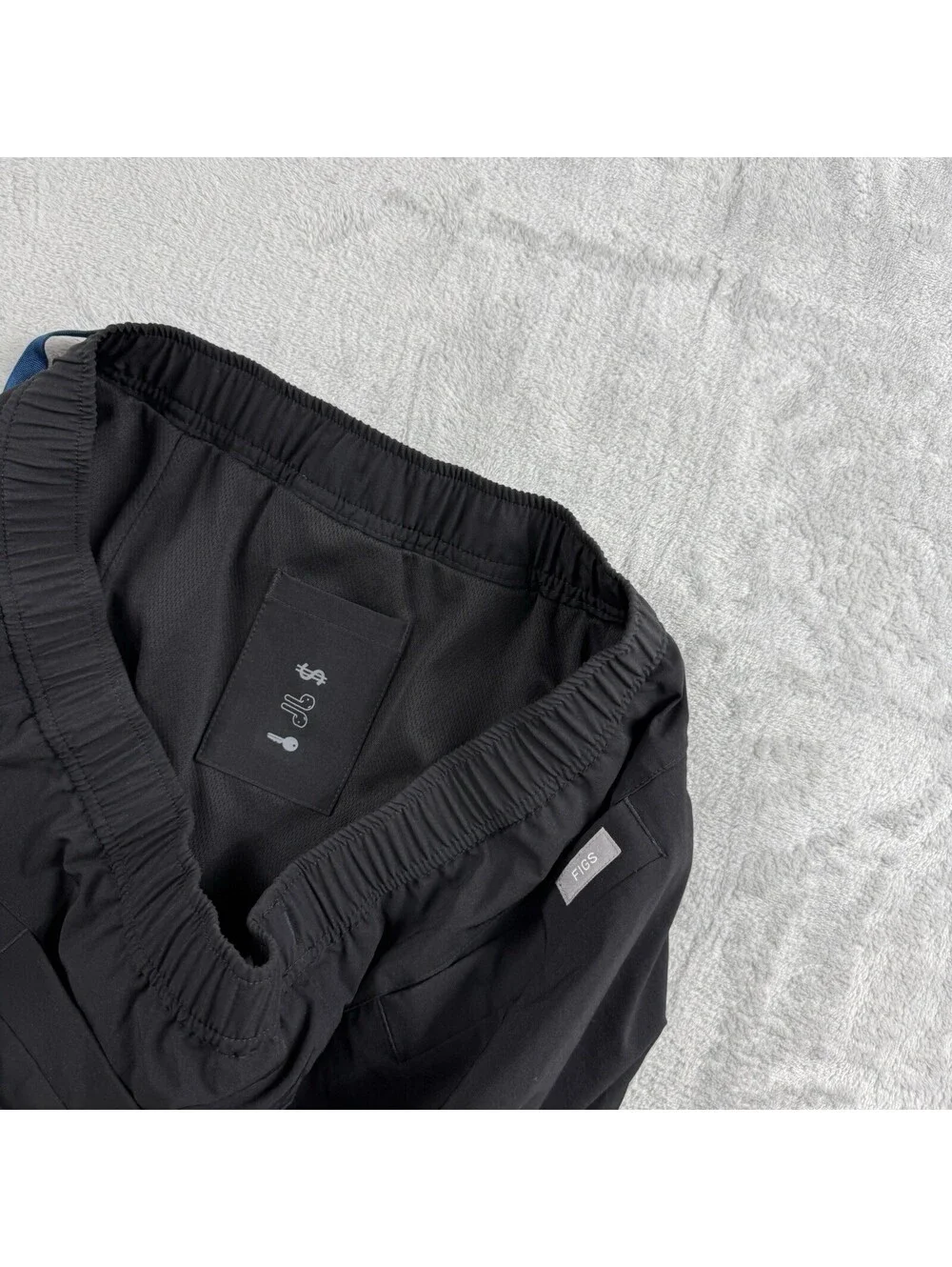 FIGS Tansen Freex Lined Joggers Black Men M Scrub Uniform Work Medical Pockets